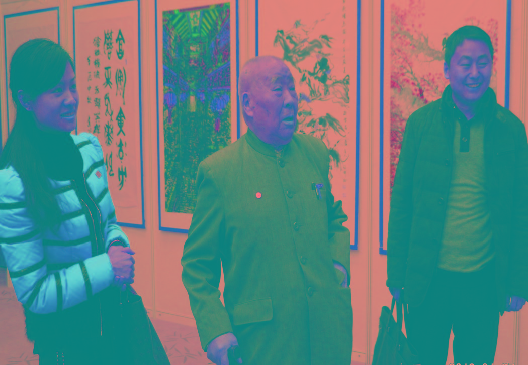看望開(kāi)國(guó)將軍中國(guó)空軍原副司令王定烈