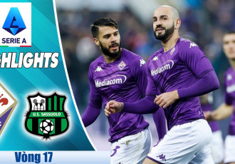 Highlights trận Fiorentina vs Sassuolo vòng 17 Serie A 22/23